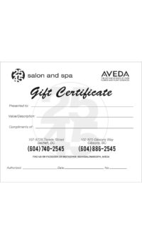 Gift Certificate